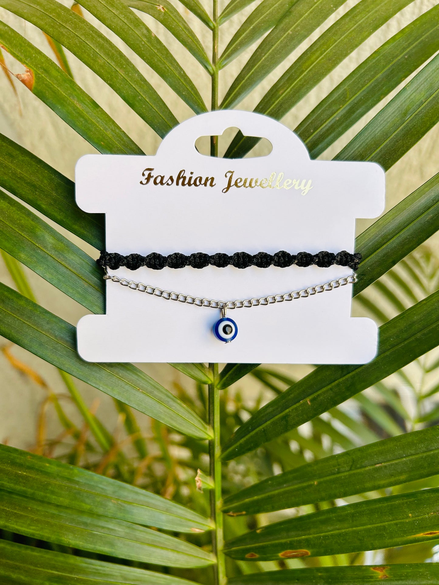 Stylish evil eye bracelet