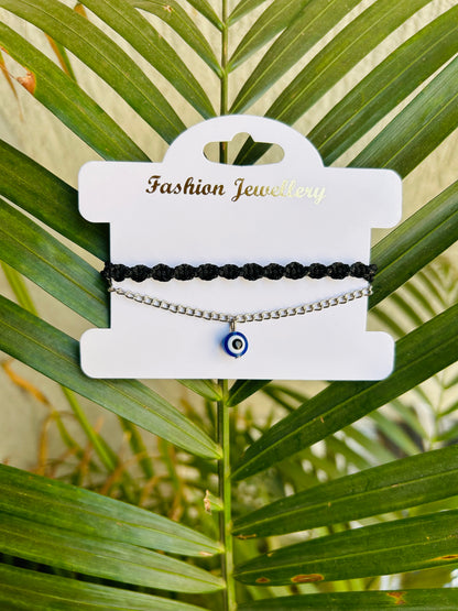 Stylish evil eye bracelet