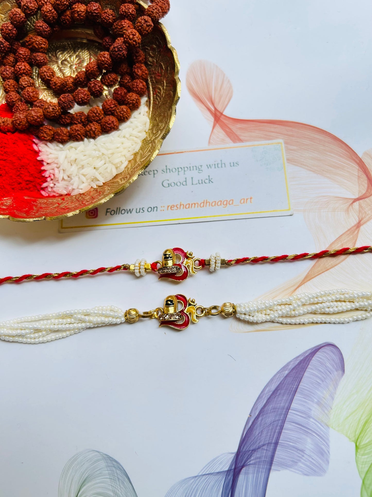 Om couple Rakhi