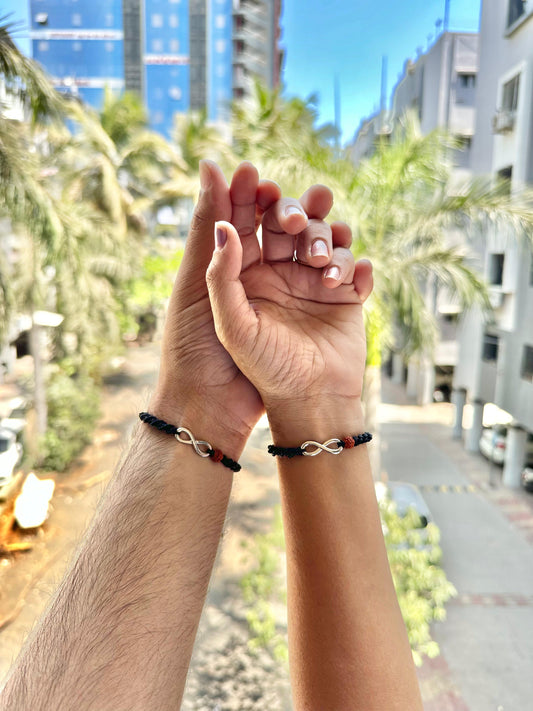 Infinity- Rudraksh bracelet
