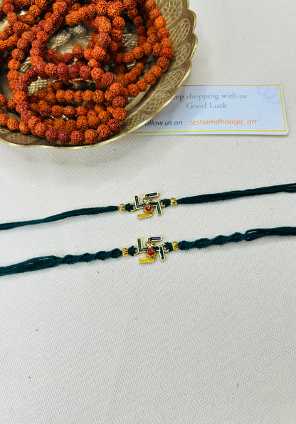 Swastik couple Rakhi