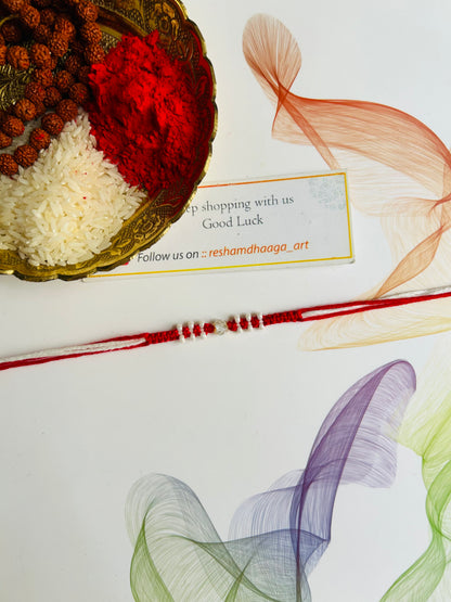Elegant crystal rakhi