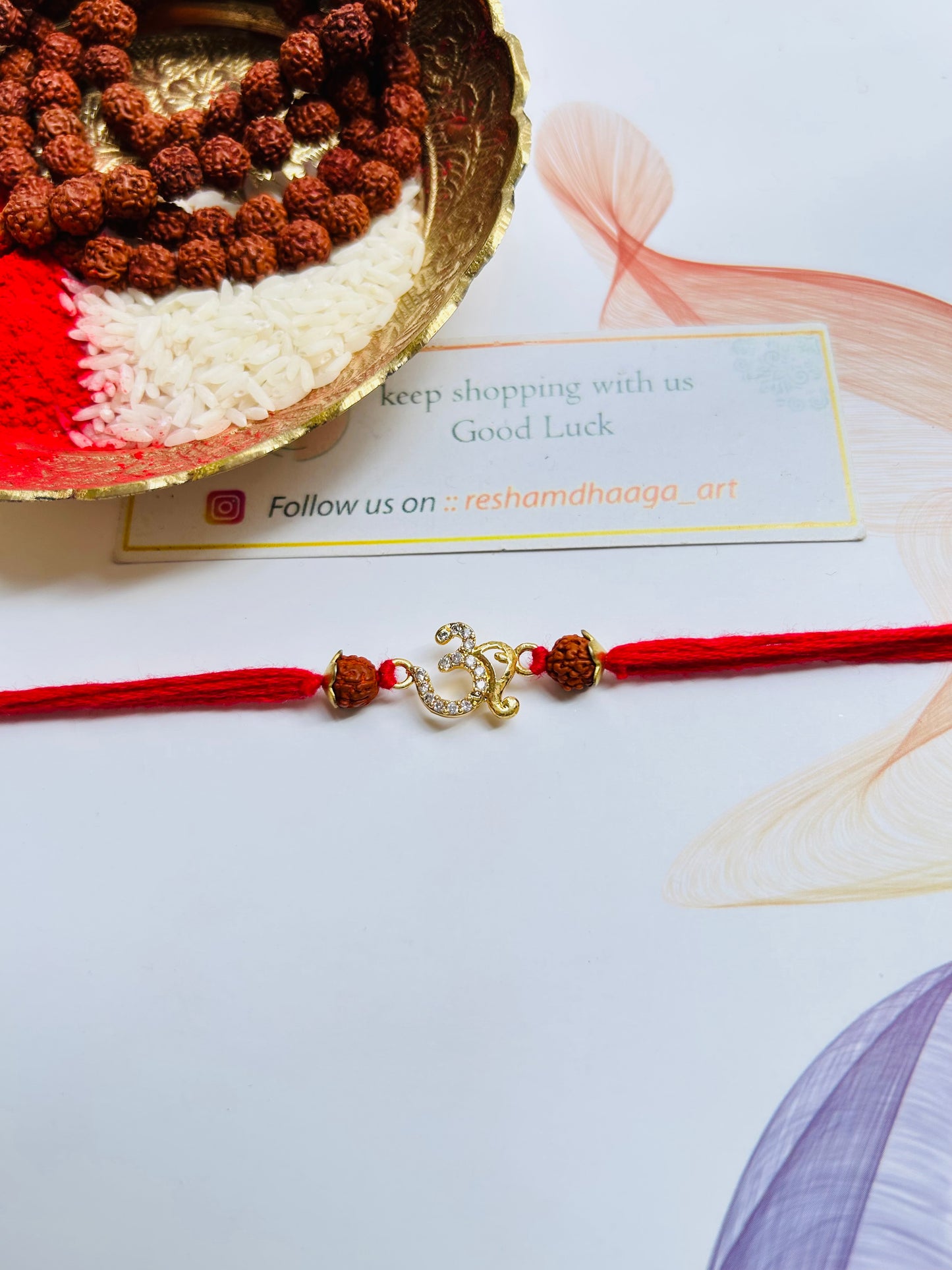 Diamond Om Bhai Rakhi