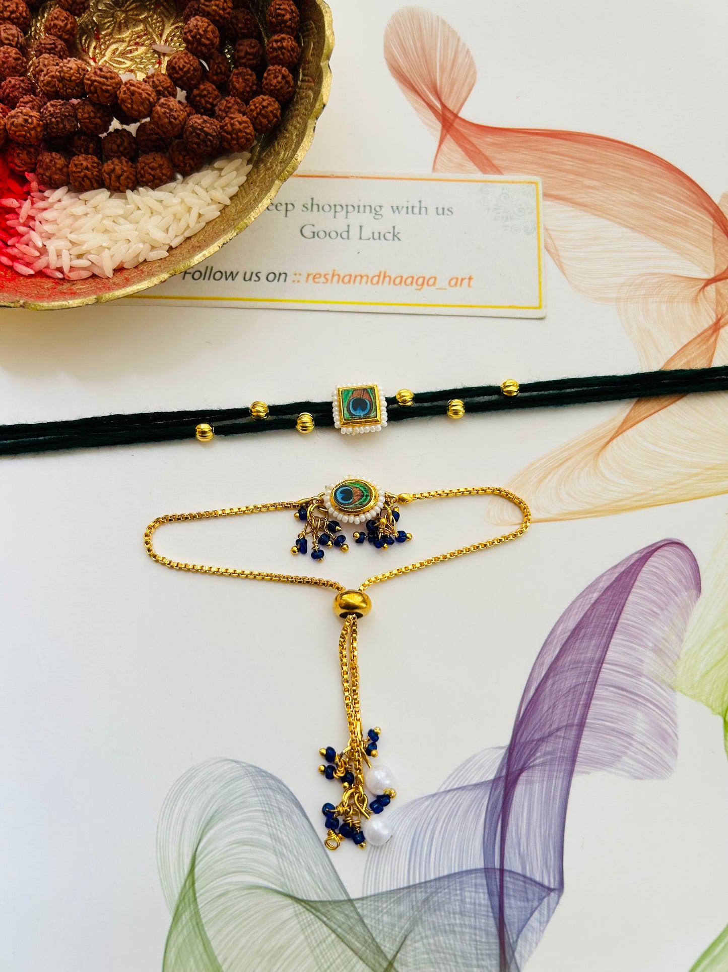 Morpankh Couple Rakhi