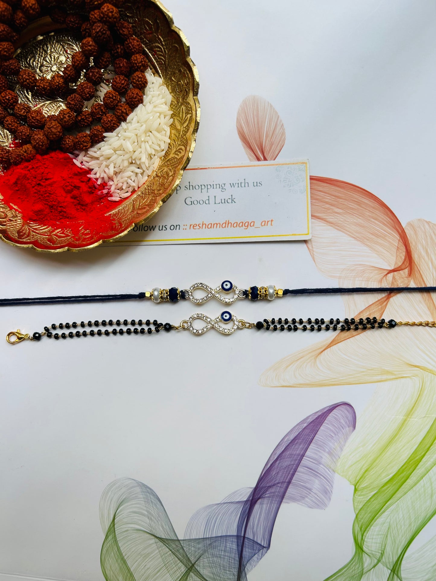 Infinity Evil-eye Couple Rakhi