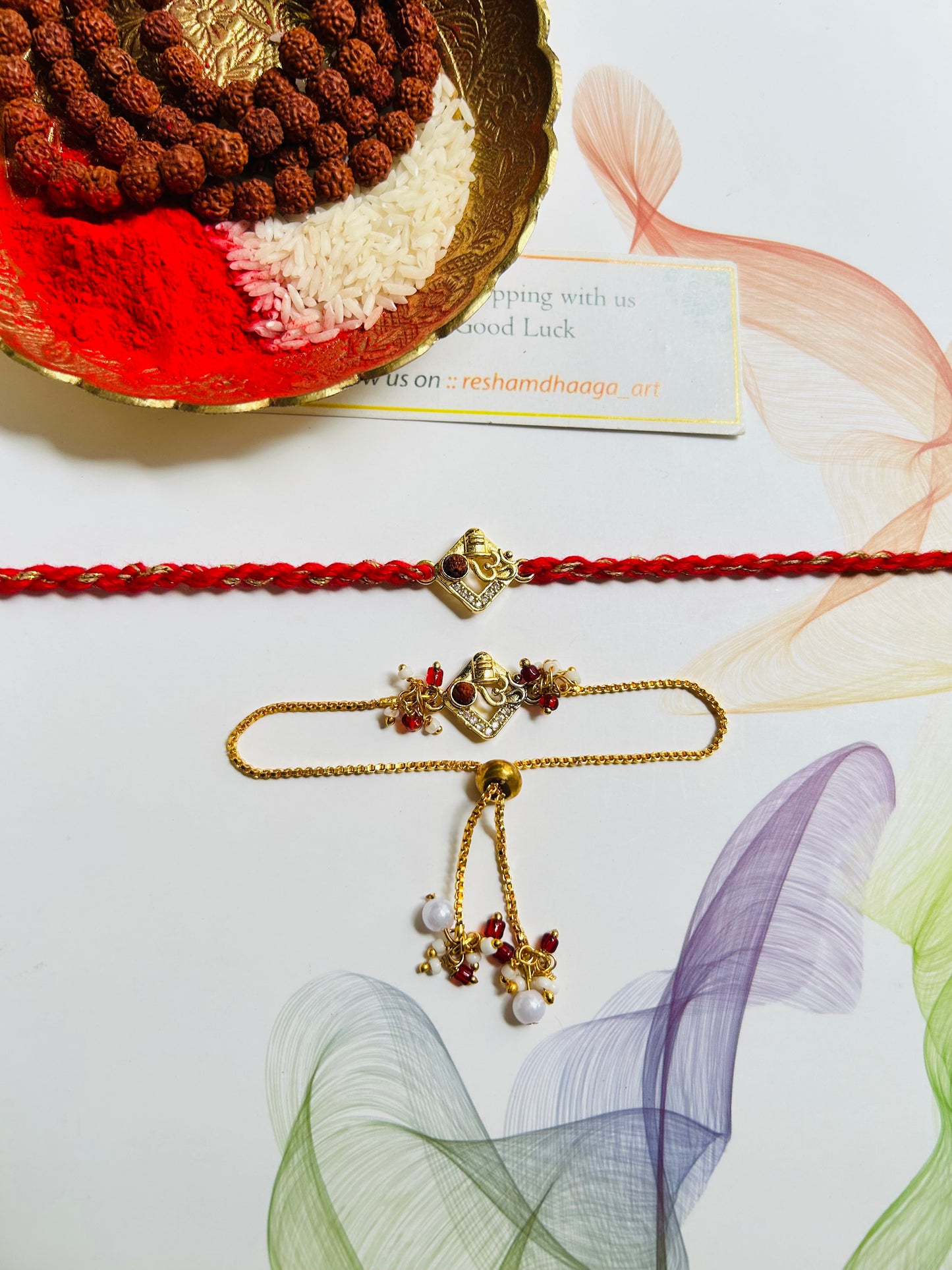 Om Couple Rakhi