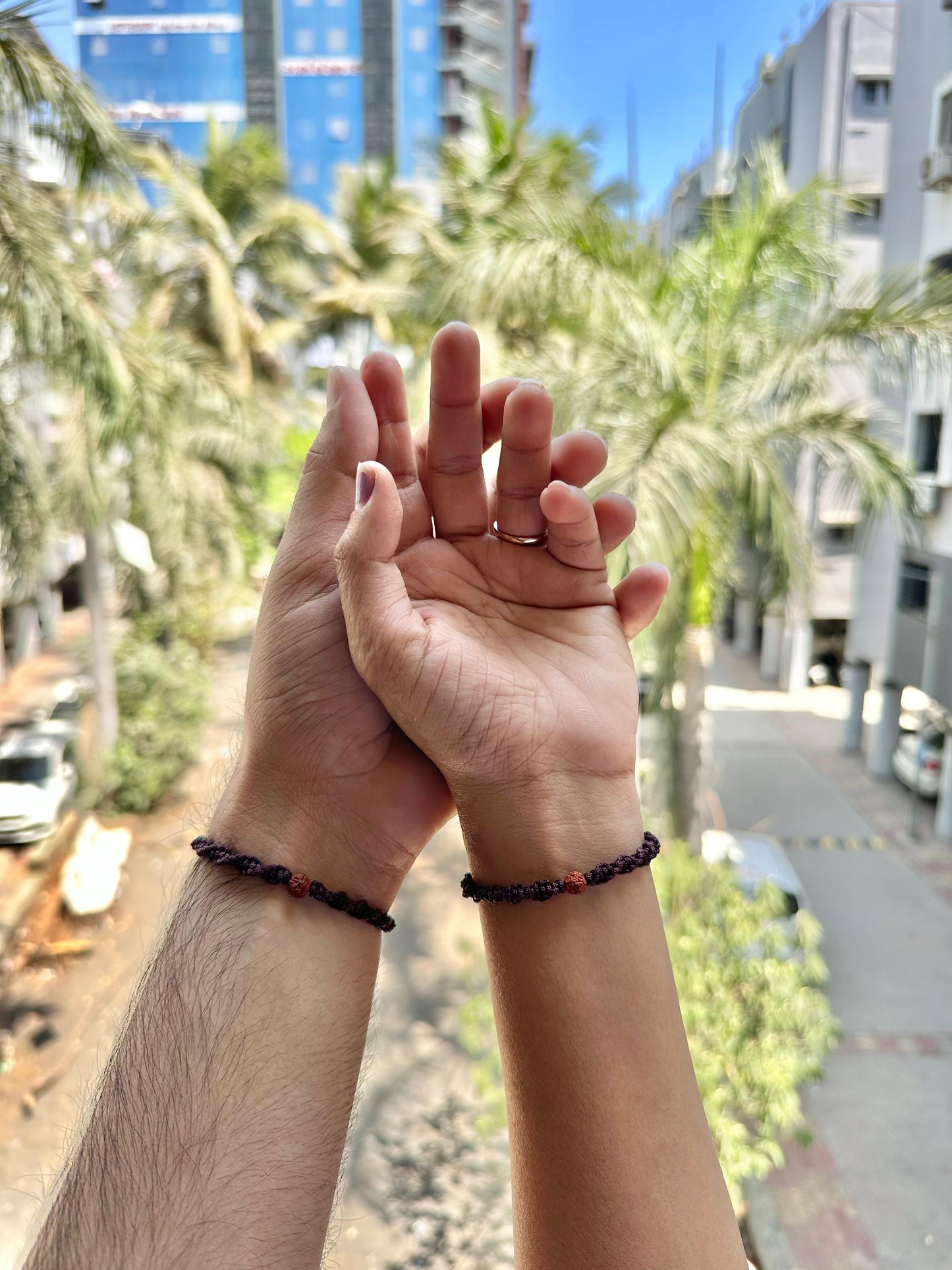 Rudraksh friendship bracelet