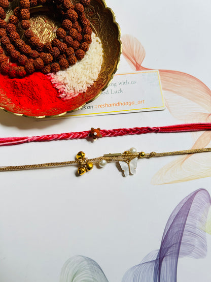 Rudraksh-Charm Couple Rakhi