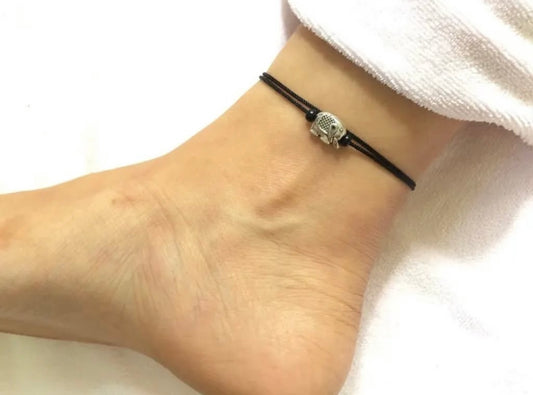 Elephant with beads Anklet