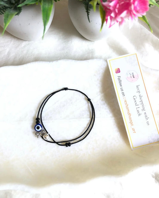 Evileye with multi charm anklet