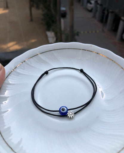 Evileye with flower Anklet