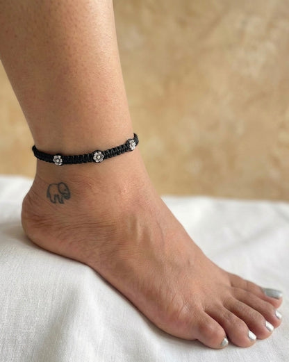 Flower Adjustable Anklet