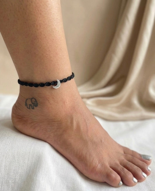 Moon adjustable anklet