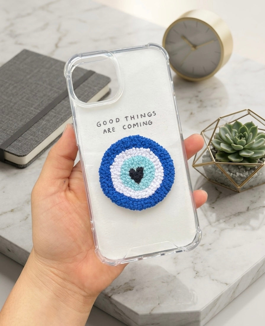 Thread evil-eye phone case
