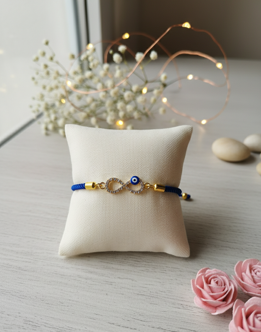 Infinity Evil-eye Unisex Adjustable Bracelet