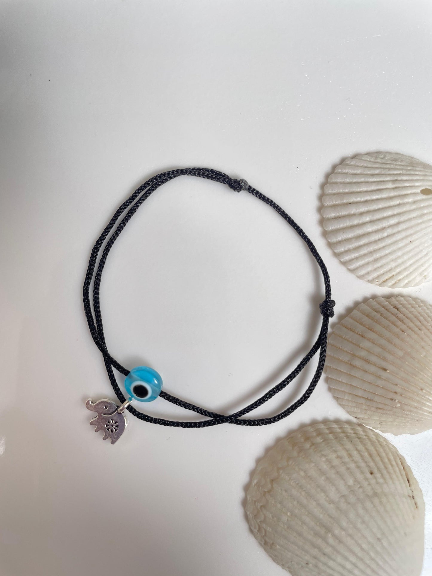 Evil eye- Elephant Anklet