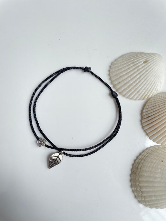 Flower - Leaf Anklet