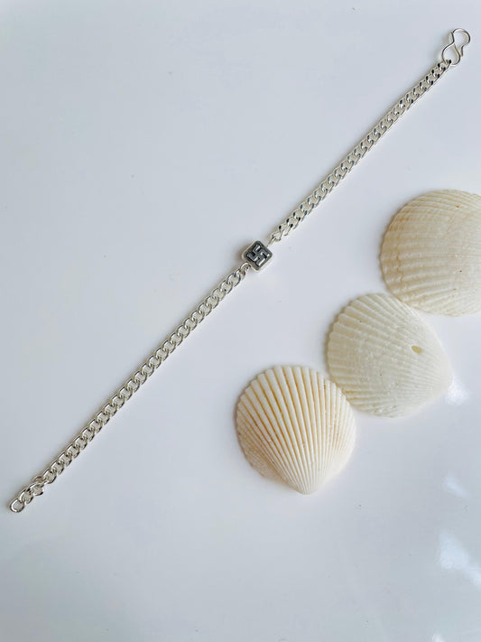 Swastik chain bracelet