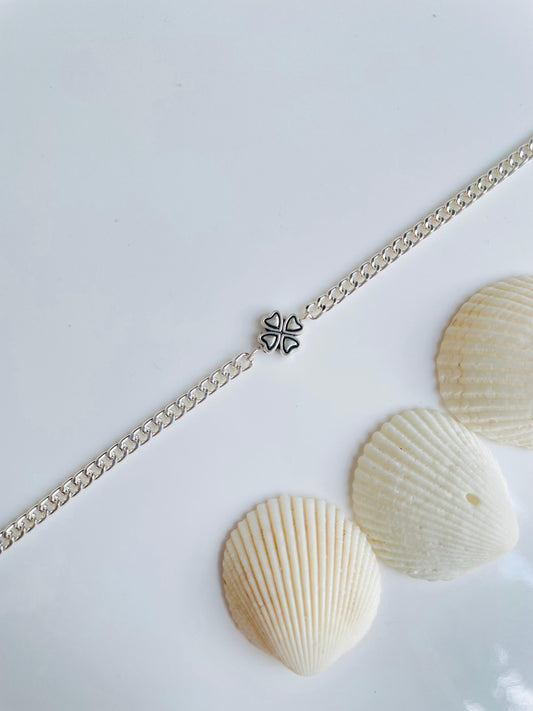 Clover chain bracelet