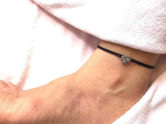 Clover Adjustable Anklet