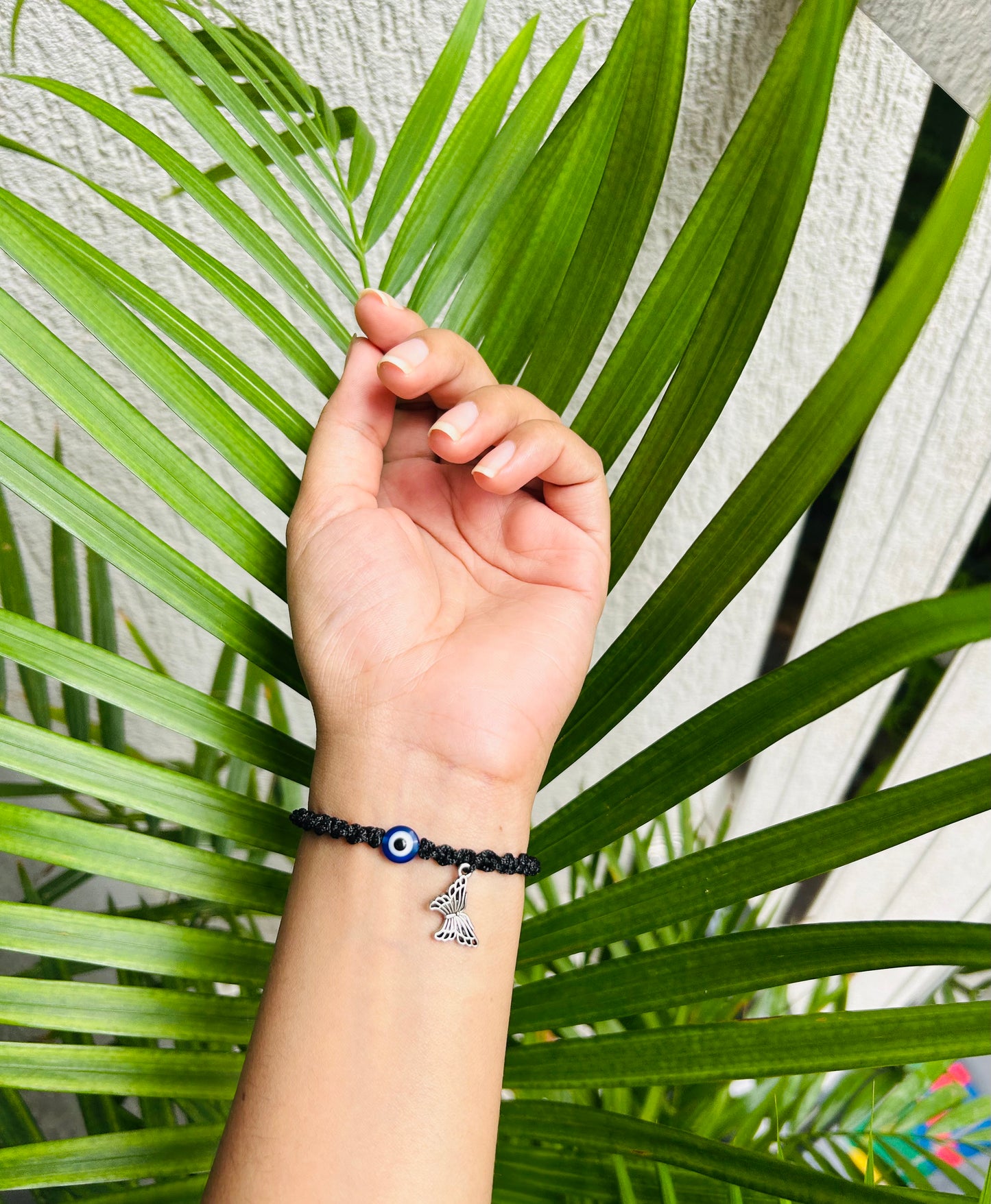 Evileye with butterfly bracelet