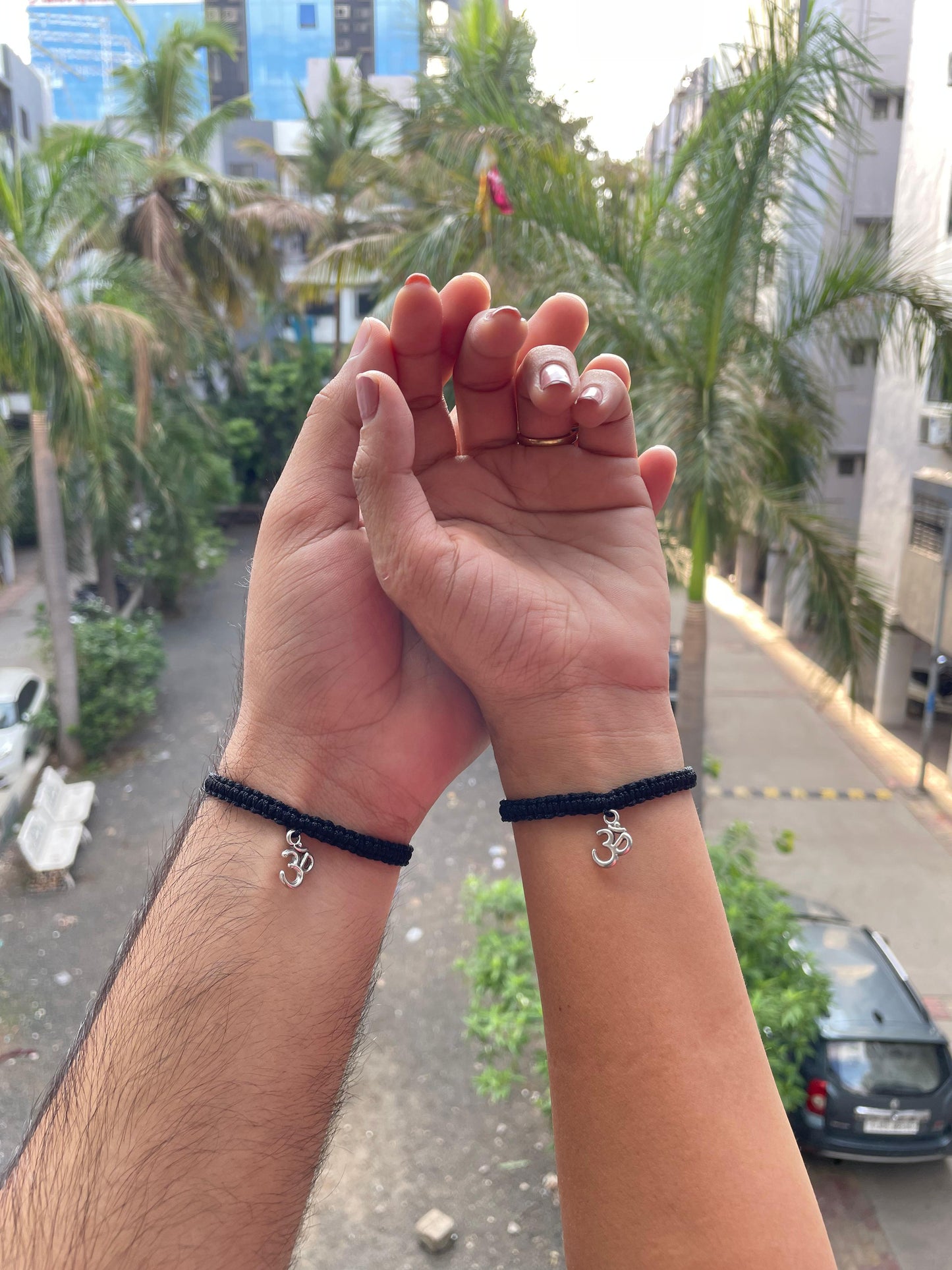 Om Couple Bracelet Combo