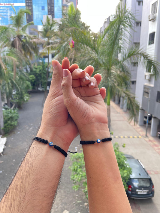 Evil eye Couple Bracelet Combo