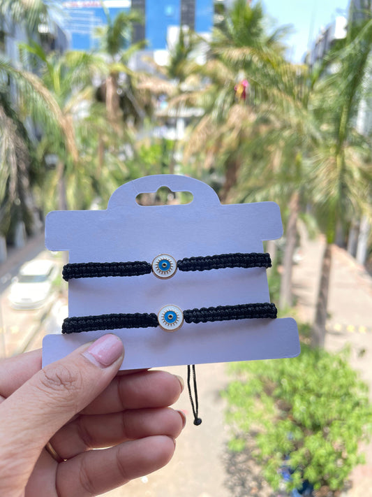 Evil eye Couple Bracelet Combo