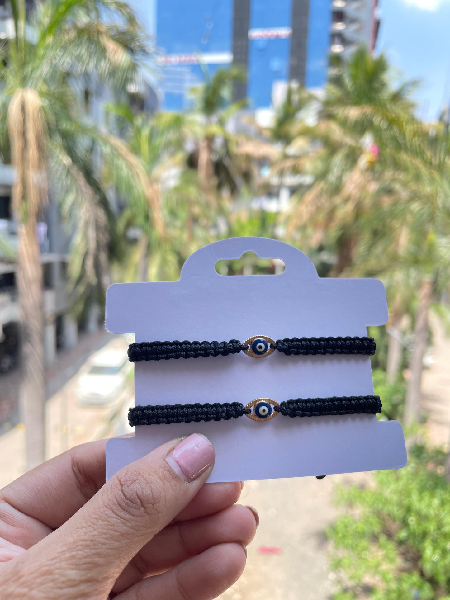 Evil eye Couple Bracelet Combo