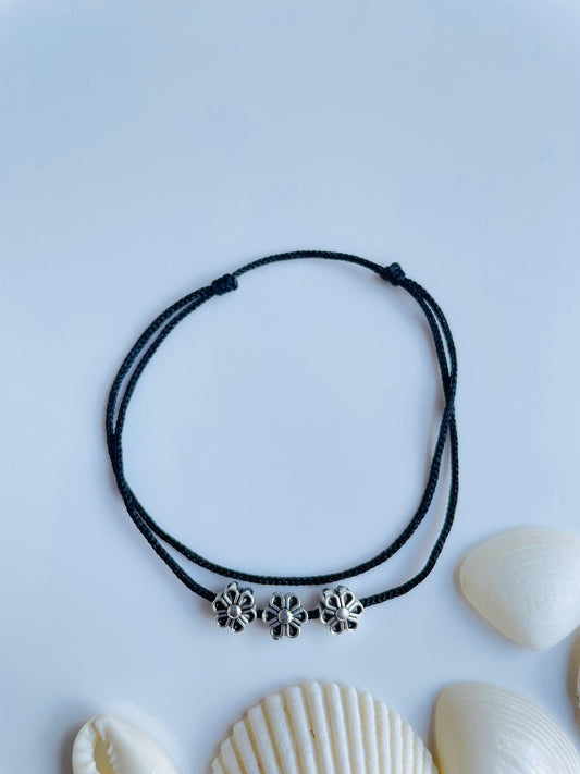 Adjustable Anklet - Flower
