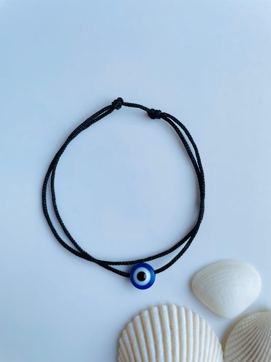 Adjustable Anklet - Evil eye