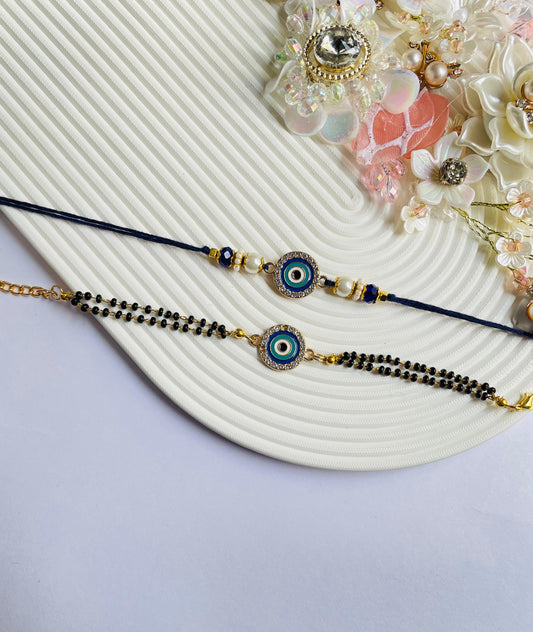 Evil eye Couple Rakhi