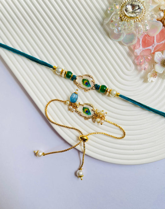 Morpankh Couple Rakhi