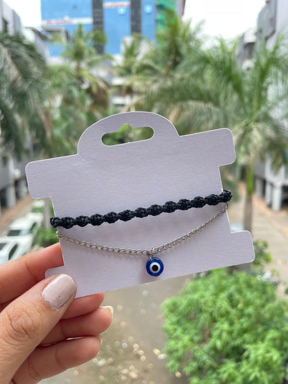 Stylish evil eye bracelet