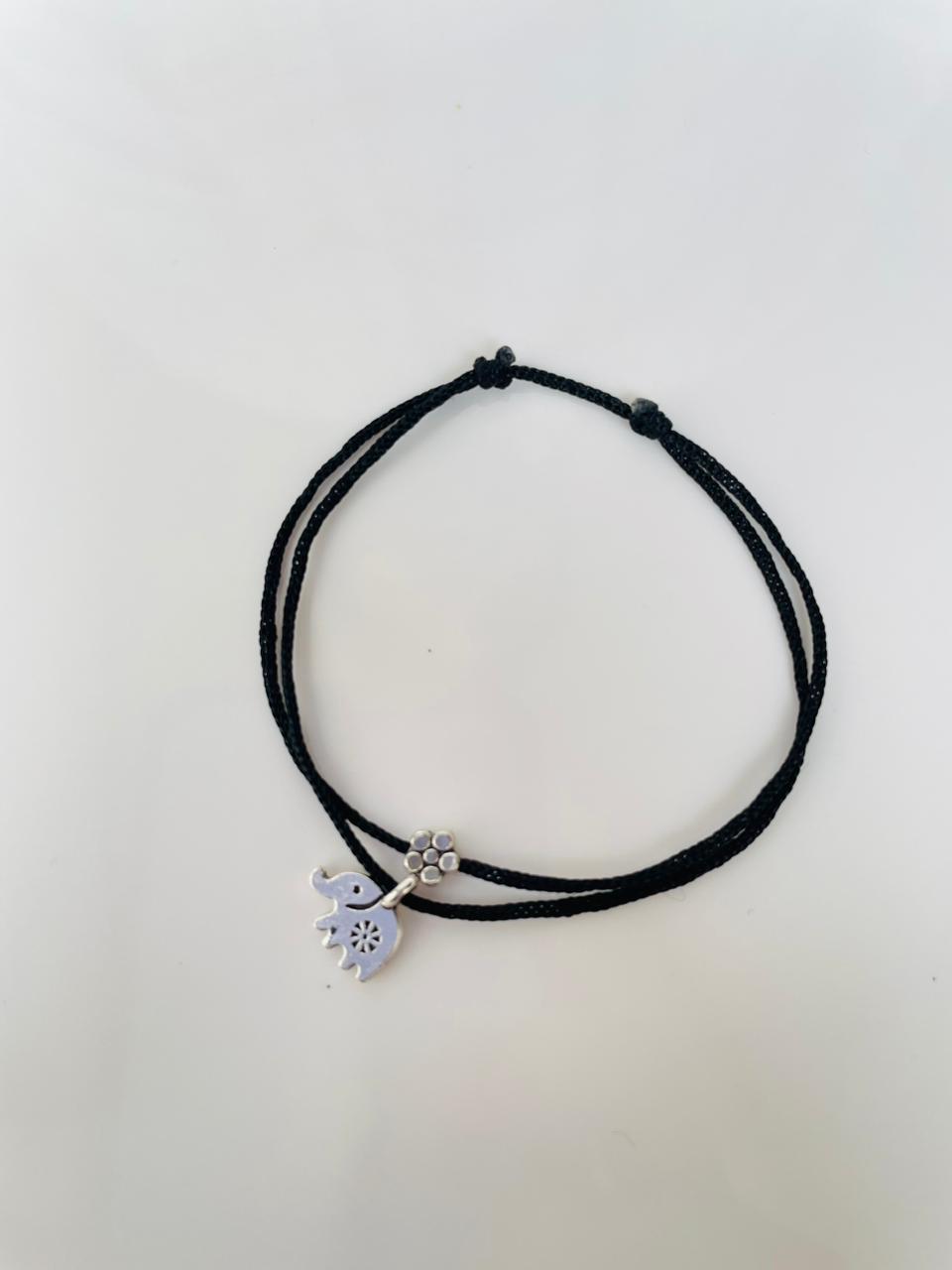 Flower with Elephant Anklet