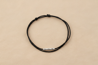 Silver Slit Anklet