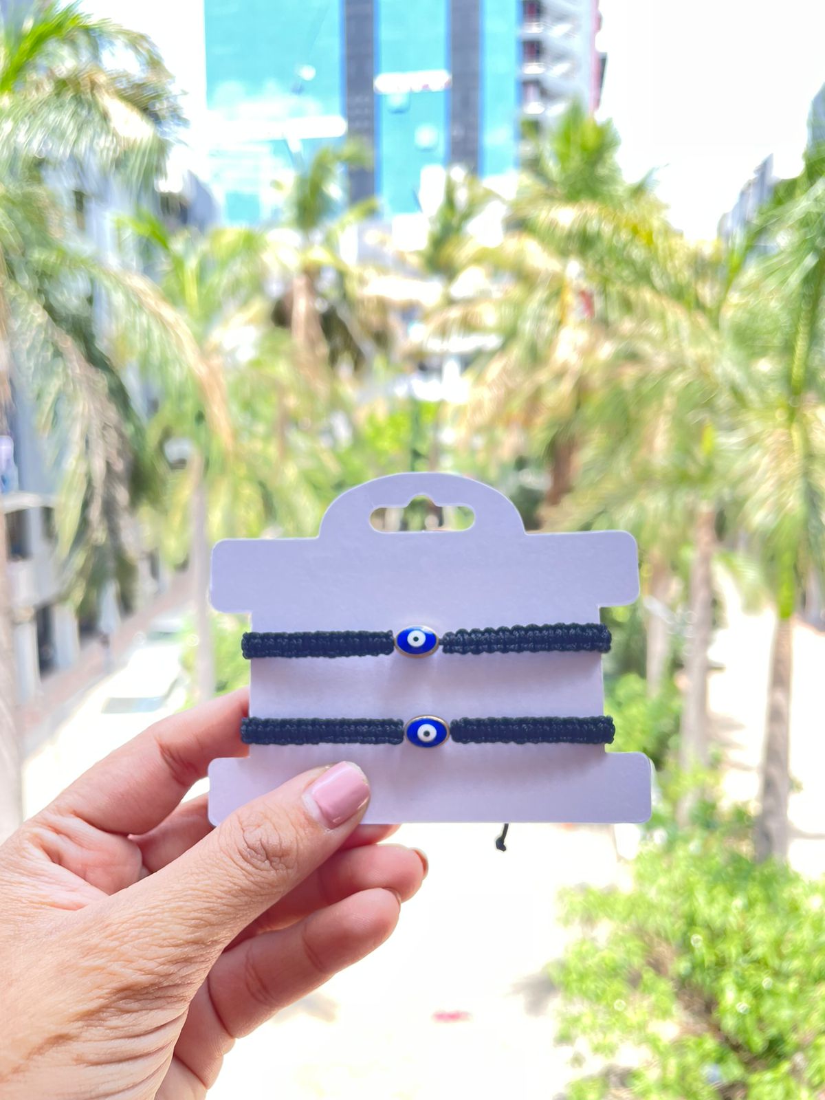 Evil eye Couple Bracelet Combo