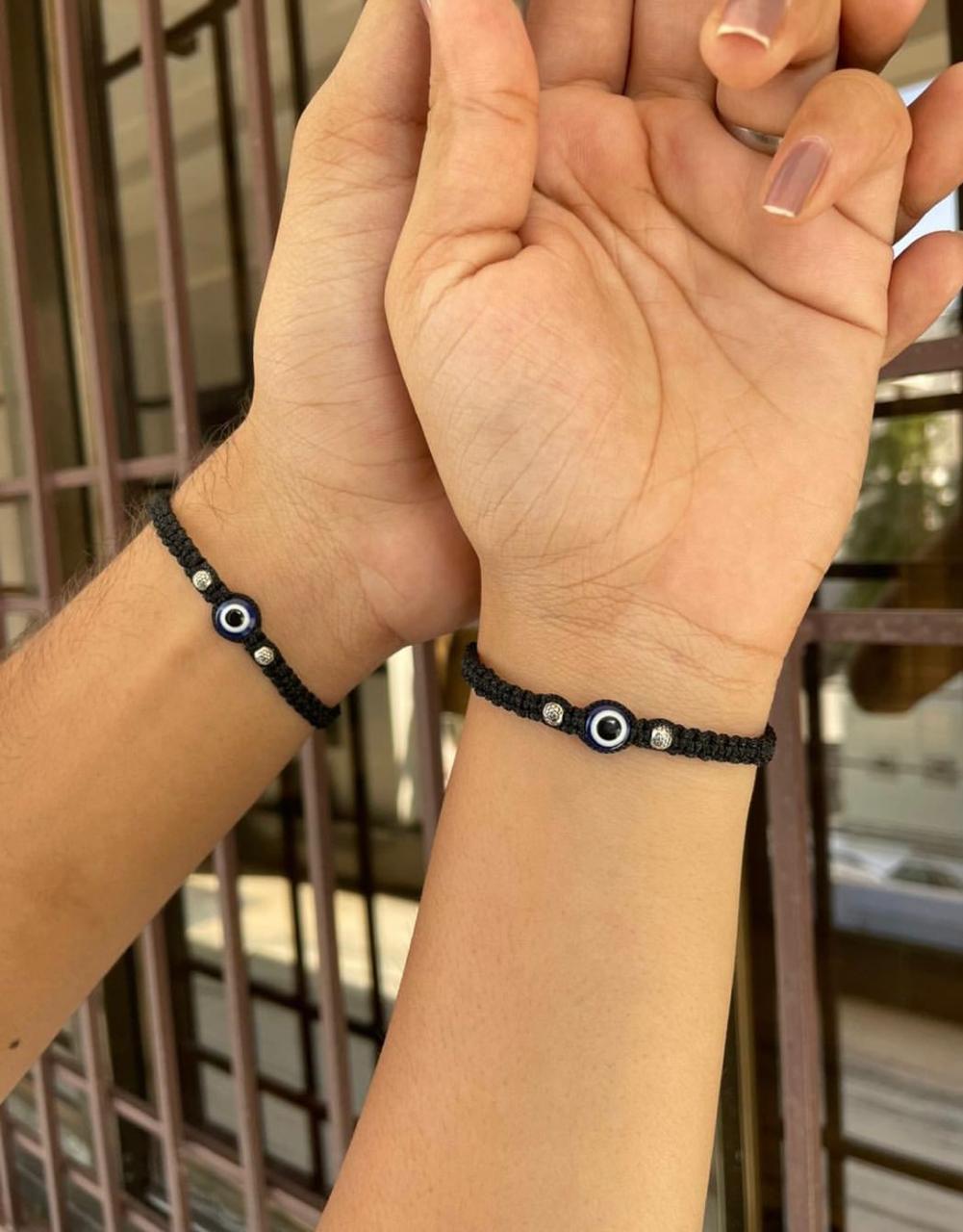 Evil eye Couple Bracelet Combo