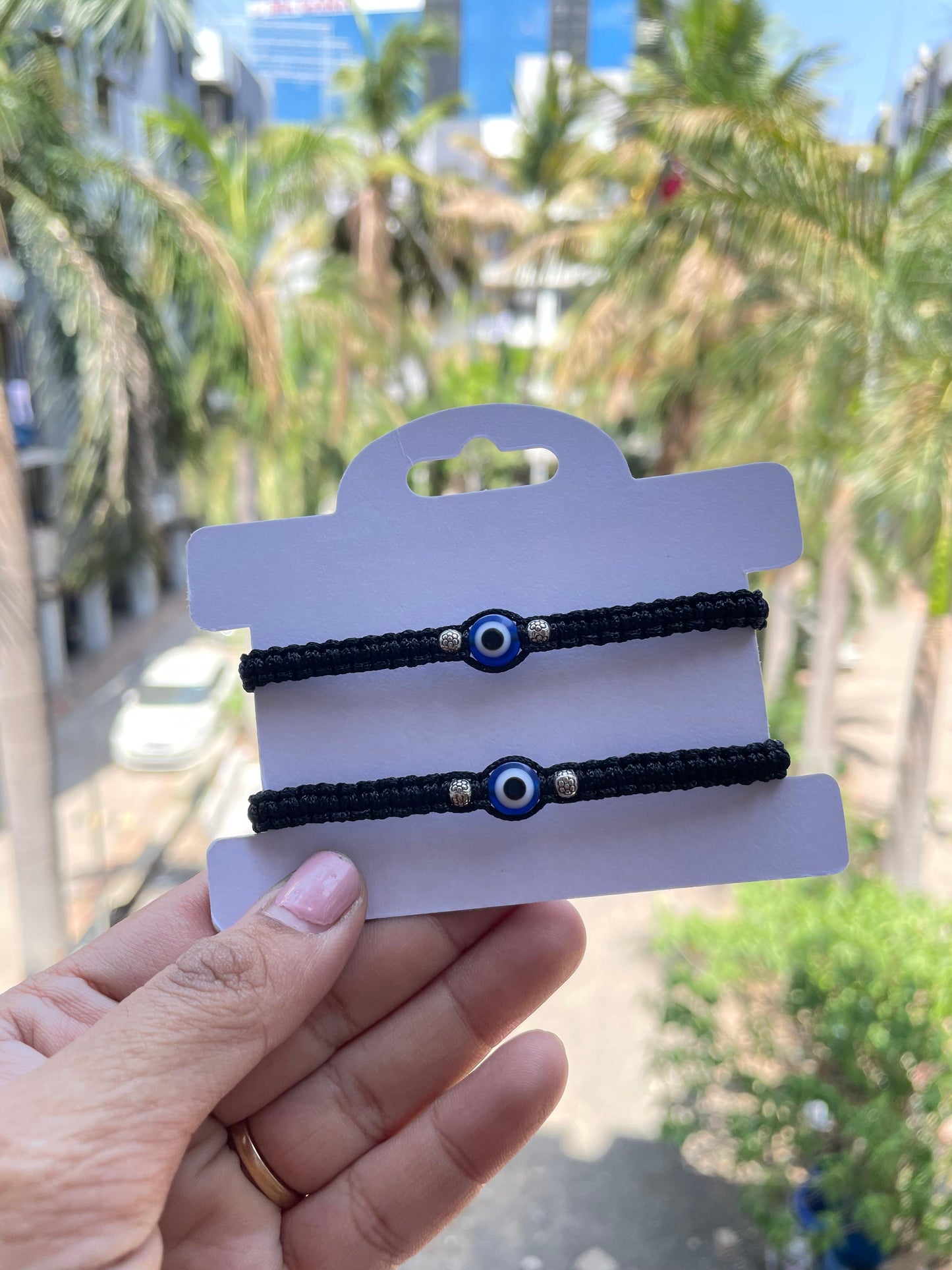 Evil eye Couple Bracelet Combo